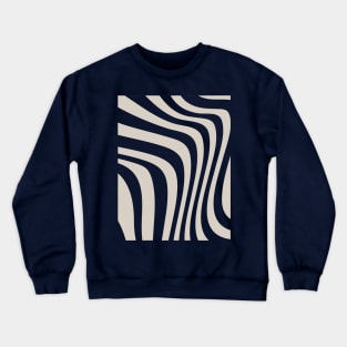 Psychedelic Pattern, Retro Waves Pattern Design Crewneck Sweatshirt